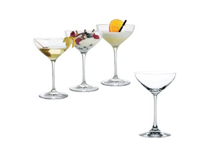 Champagneglas SPECIAL GLASSES DESSERT/CHAMPAGNER SAUCER, set van 4 stuks, 250 ml, Spiegelau