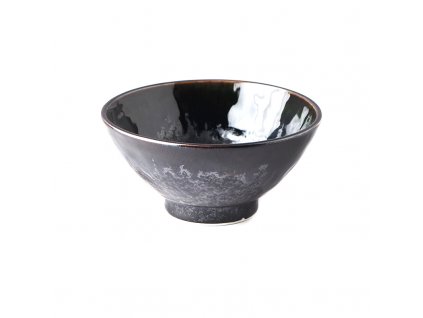 Eetkom MATT BLACK 15 cm, 450 ml, MIJ
