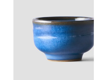 Sake-kopje 80 ml, blauw, MIJ