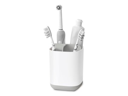 Tandenborstelhouder EASYSTORE, wit / grijs, Joseph Joseph