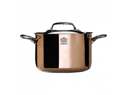 Pan PRIMA MATERA 24 cm, 7,5 l, voor inductie, koper, de Buyer