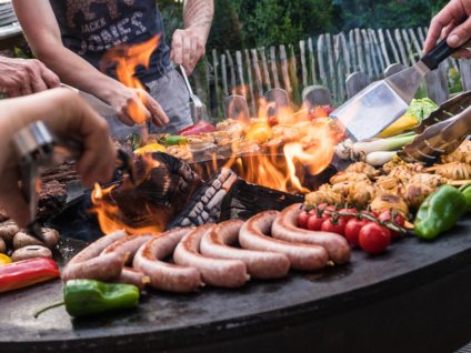Vuurkorf en grill NERO L 105, Remundi