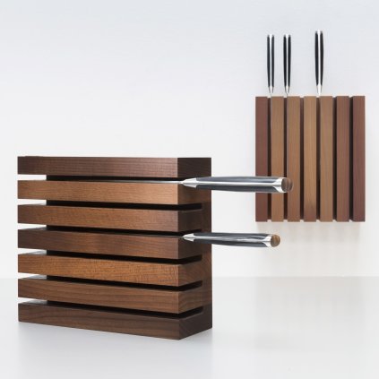 Magnetisch messenblok, voor 6 stuks, bruin, Wüsthof