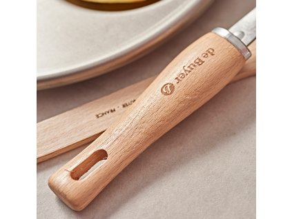Serveerlepel B BOIS, houten handvat, de Buyer
