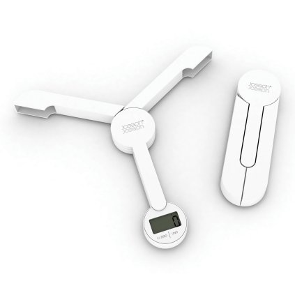 Digitale keukenweegschaal TRISCALE, wit, Joseph Joseph