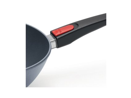Wok DIAMOND LITE 26 CM, afneembare steel, titanium, WOLL