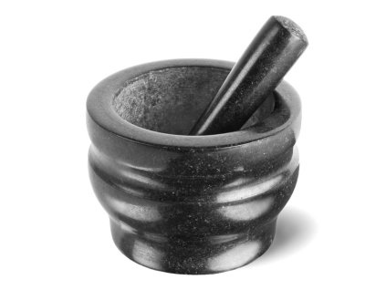 Vijzel met stamper 18 cm, graniet, Cole & Mason