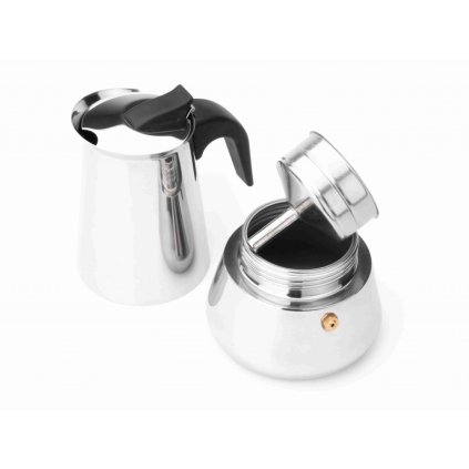 Espresso-percolator TREVI 400 ml, glanzend staal, Leopold Vienna