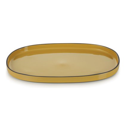 Serveerbord CARACTERE 35 cm, kurkuma, REVOL