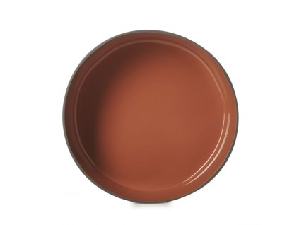 Slaschaal CARACTERE 25 cm, baksteenkleurig, REVOL