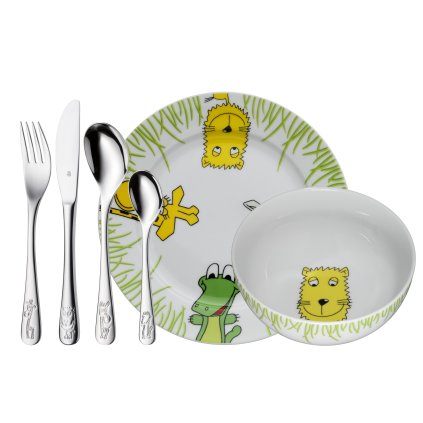 Kinderbestekset SAFARI, 6-delig,WMF