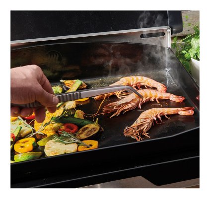 Keukenpincet 30 cm, gebogen, de Buyer