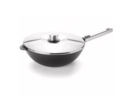 Wok DIAMOND PRO XR 28 cm, met deksel, WOLL