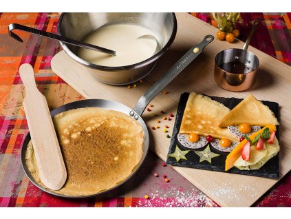 Crepe-pan MINERAL B 24 cm, staal, de Buyer