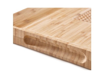 Snijplank CUT&CARVE PLUS L 40 x 30 cm, bruin, bamboe, Joseph Joseph