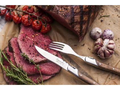Steakmes (set) LAGUIOLE LUXURY , 6 stuks, olijf, Laguiole