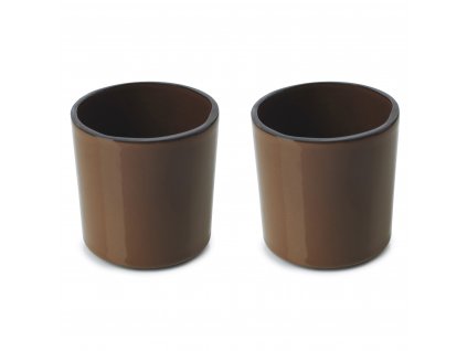 Mok CARACTERE 220 ml, set van 2 stuks, chocolade, REVOL