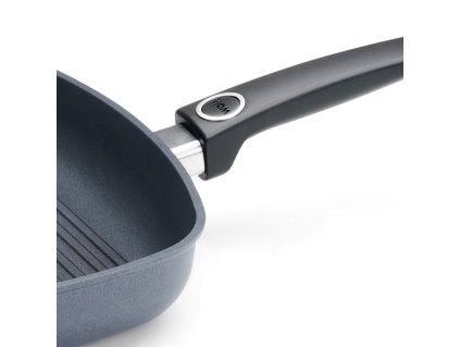 Grillpan DIAMOND LITE 28 x 28 cm, voor inductie, titanium, WOLL