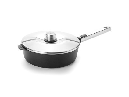 Sauteerpan LOGIC PRO XR IND 24 cm, met deksel, WOLL