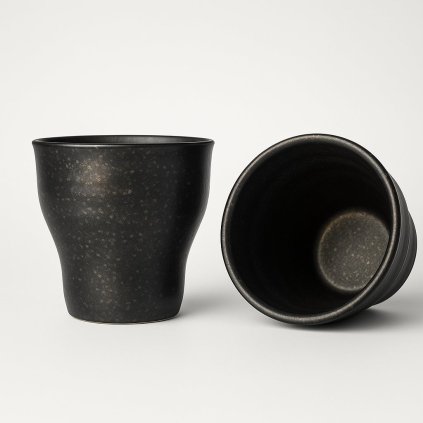 Cup CRAFT 100 ml, zwart, keramiek, MIJ