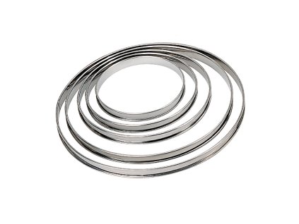 Bakring 10 cm, rond, RVS, de Buyer