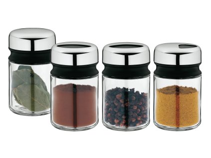 Specerijenpotjes DEPOT, set van 4 stuks, WMF