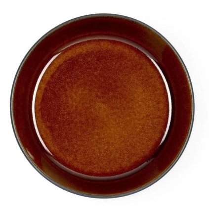 Eetkom 18 cm, zwart/amber, Bitz