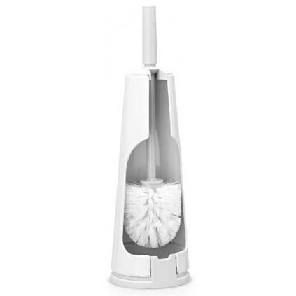 Toiletborstel met houder, wit, Brabantia