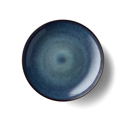 Slaschaal 40 cm, zwart/donkerblauw, Bitz
