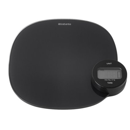 Digitale keukenweegschaal PLUS, grijs, Brabantia