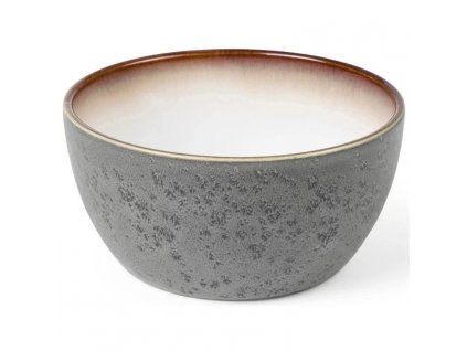 Serveerschaal 14 cm, grijs/crème, Bitz
