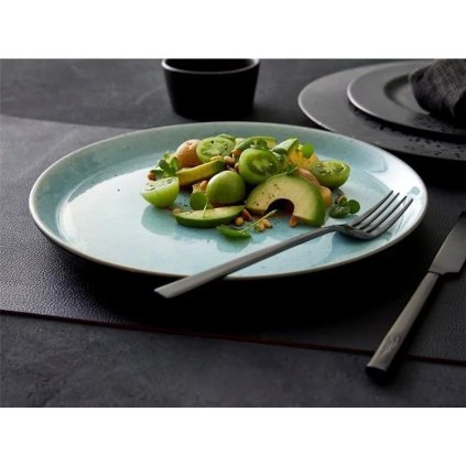 Dineerbord 27 cm, grijs/lichtblauw, Bitz