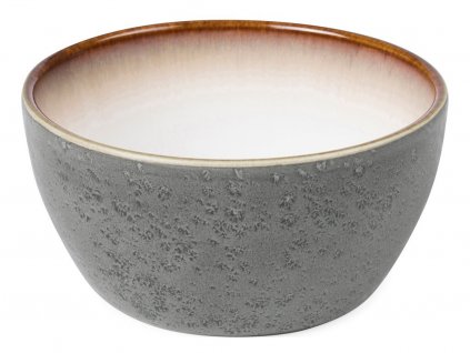 Serveerschaal 12 cm, grijs/crème, Bitz
