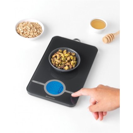 Digitale keukenweegschaal, grijs, Brabantia