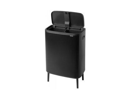 Touch prullenbak BO HI 2 x 30 l, zwart, Brabantia