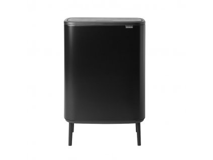 Touch prullenbak BO HI 2 x 30 l, zwart, Brabantia