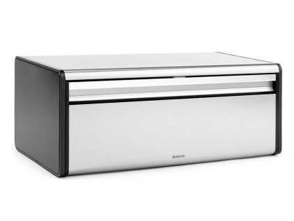 Broodtrommel FALL FRONT, vingerafdrukbestendig, mat staal, Brabantia