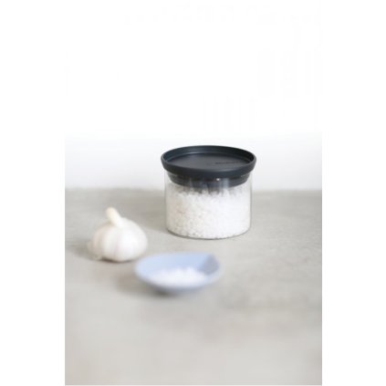 Voorraadpotje 300 ml, met donkergrijs deksel, Brabantia