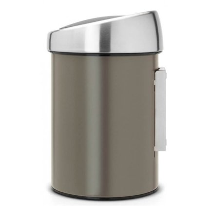 Touch prullenbak TOUCH BIN 3 l, platina, Brabantia