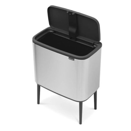 Touch prullenbak BO 36 l, mat staal, Brabantia