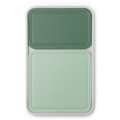 Snijplank (set), 3-delig, groen, kunststof, Brabantia