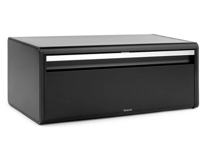 Broodtrommel FALL FRONT, mat zwart, Brabantia