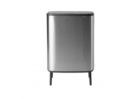Touch prullenbak BO HI 60 l, mat staal, Brabantia