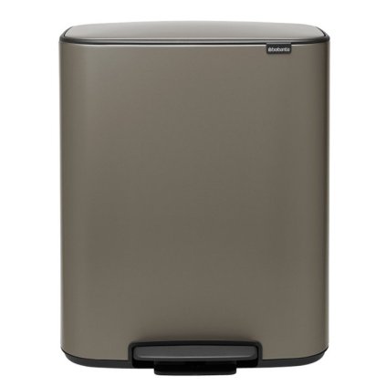 Pedaalemmer BO 2 x 30 l, platina, Brabantia