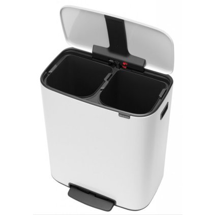 Pedaalemmer BO 2 x 30 l, wit, Brabantia