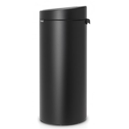 Touch prullenbak TOUCH BIN NEW 30 l, mat zwart, Brabantia