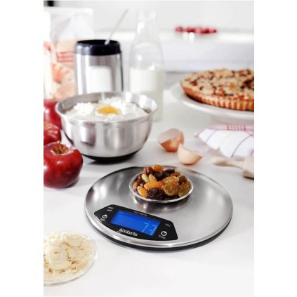 Digitale keukenweegschaal, rond, Brabantia