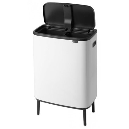 Touch prullenbak BO HI 2 x 30 l, wit, Brabantia