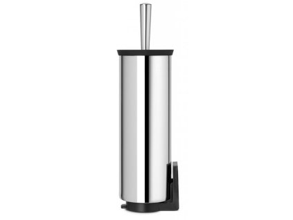 Toiletborstel met houder, glanzend staal, Brabantia