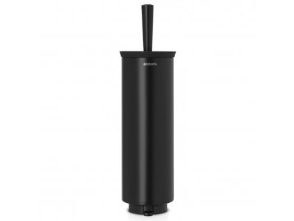 Toiletborstel met houder, zwart, Brabantia